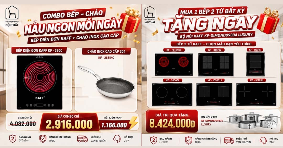 combo bếp